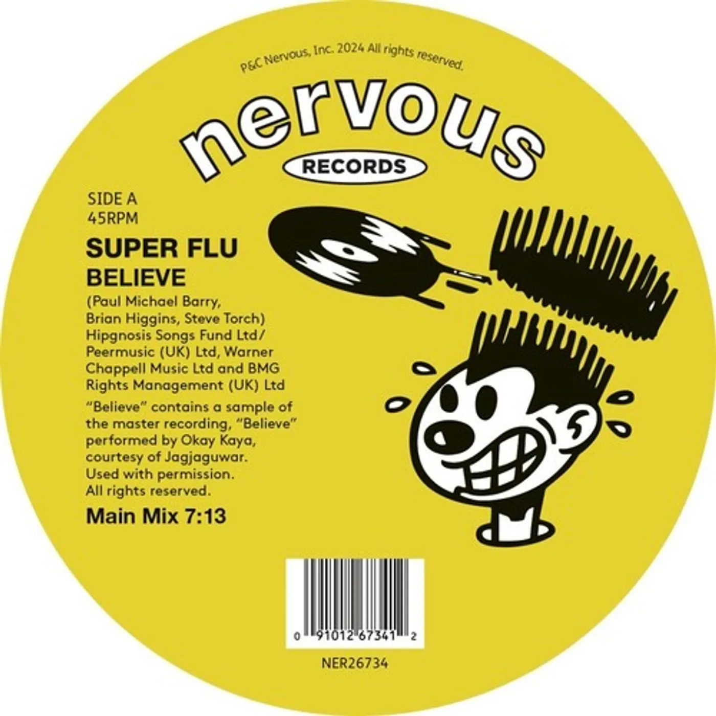 Super Flu BELIEVE Vinyl Record