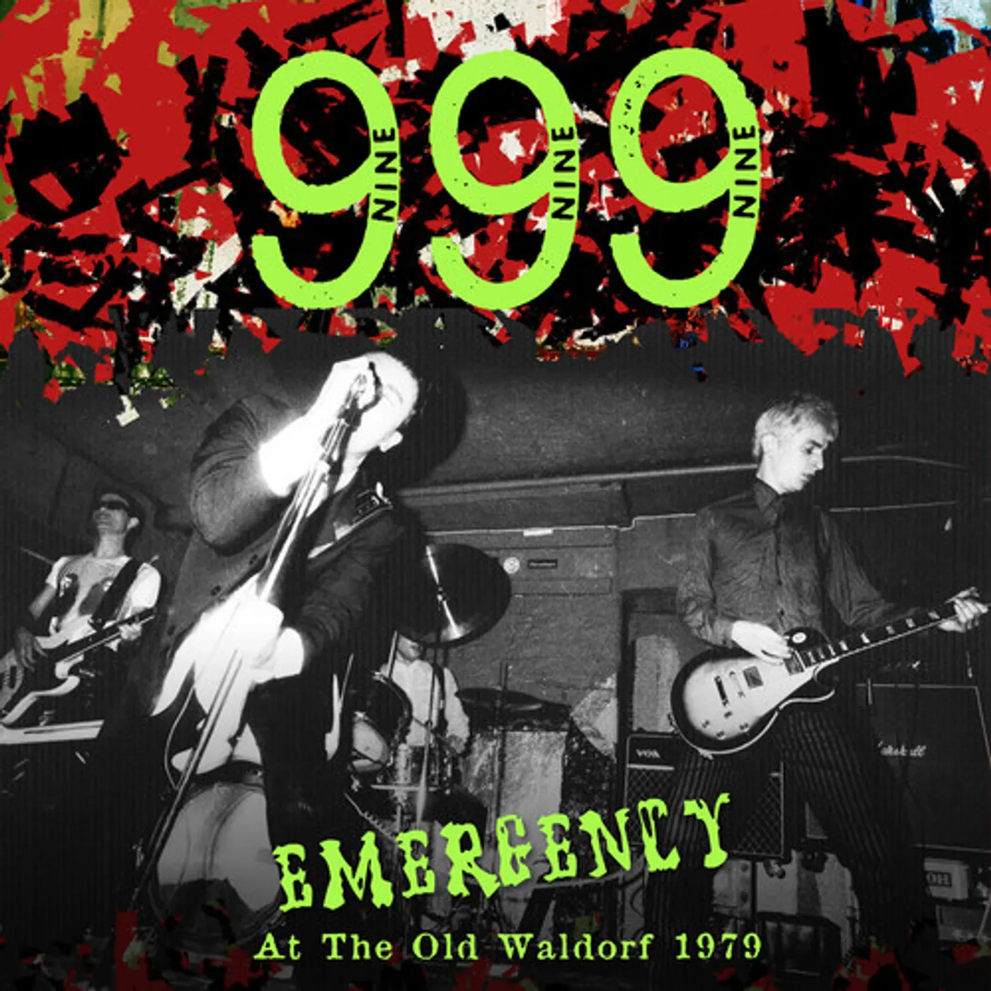 999 EMERGENCY AT THE OLD WALDORF 1979 Vinyl Record