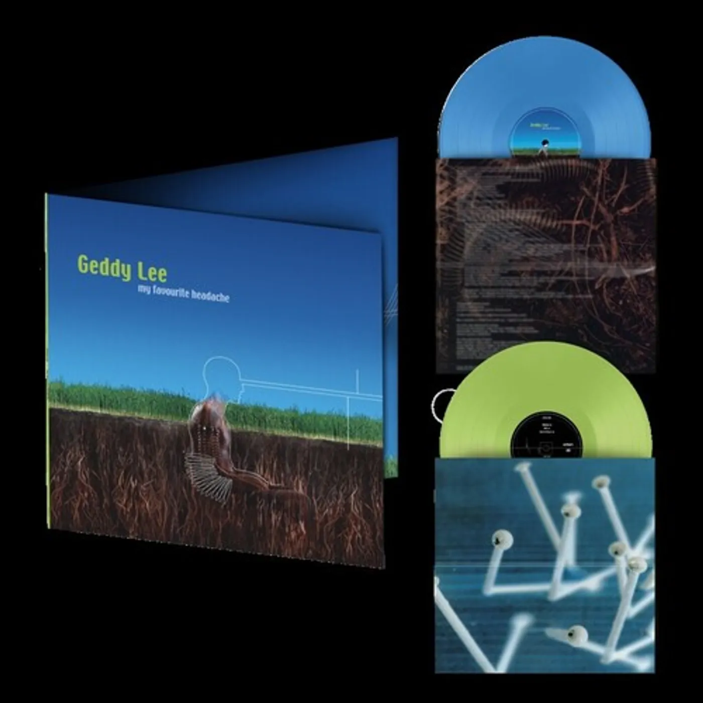 Geddy Lee MY FAVOURITE HEADACHE Vinyl Record