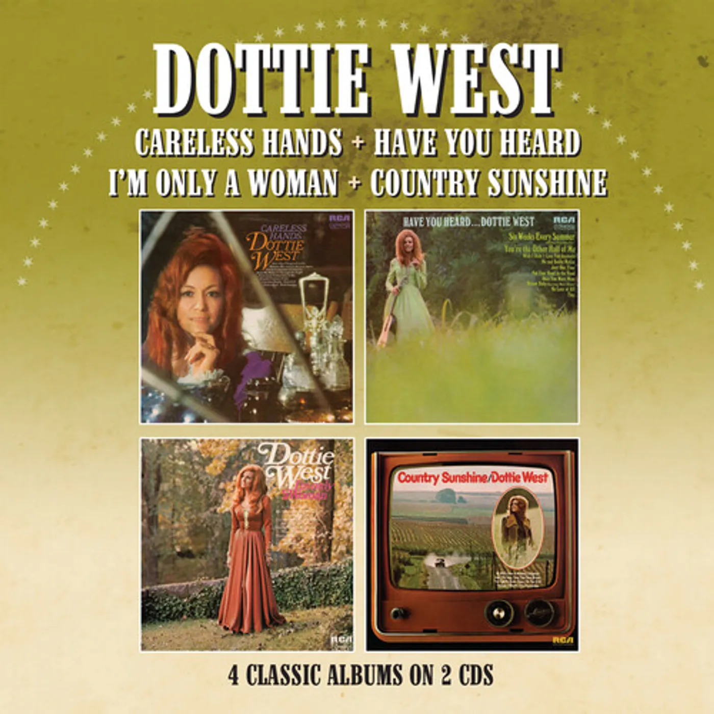 Dottie West CARELESS HANDS / HAVE YOU HEARD / I'M ONLY A WOMAN CD