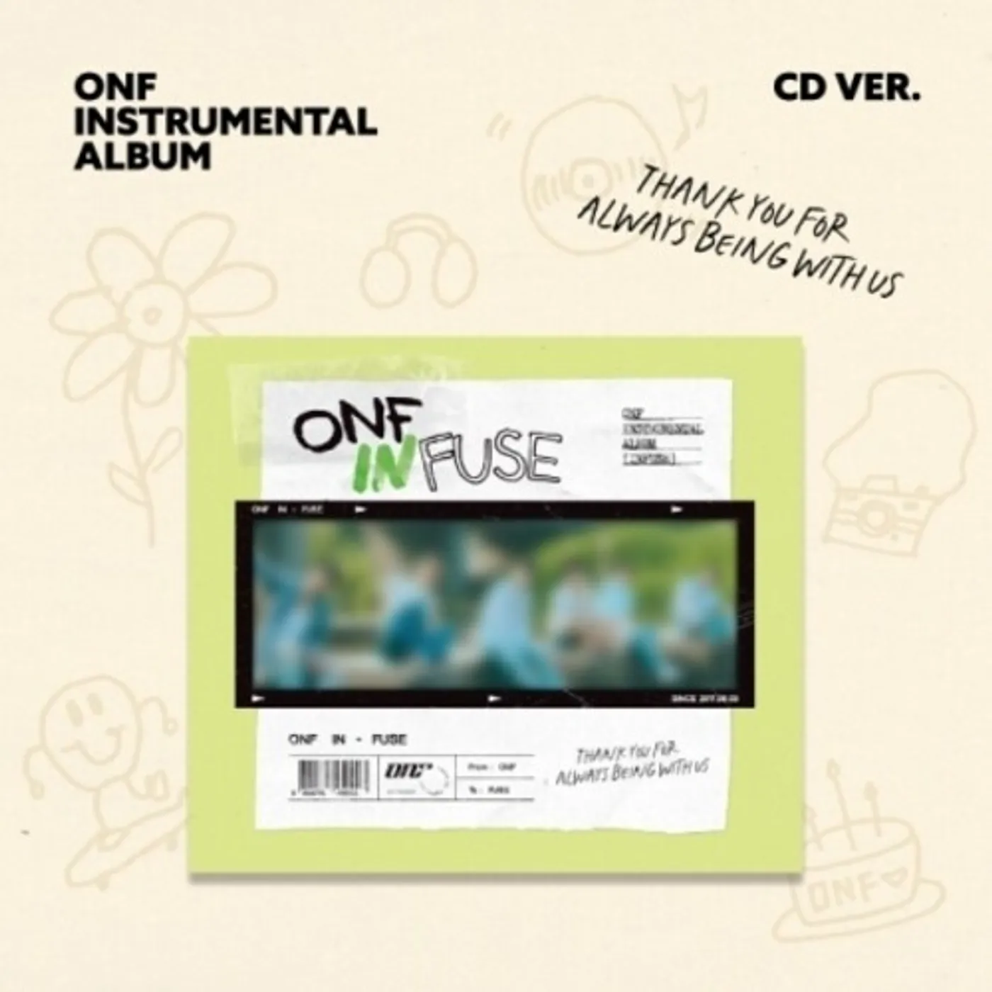 ONF INFUSE - INSTRUMENTAL ALBUM CD