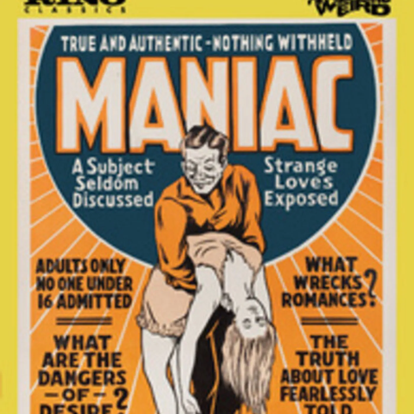 MANIAC (1934) Blu-ray
