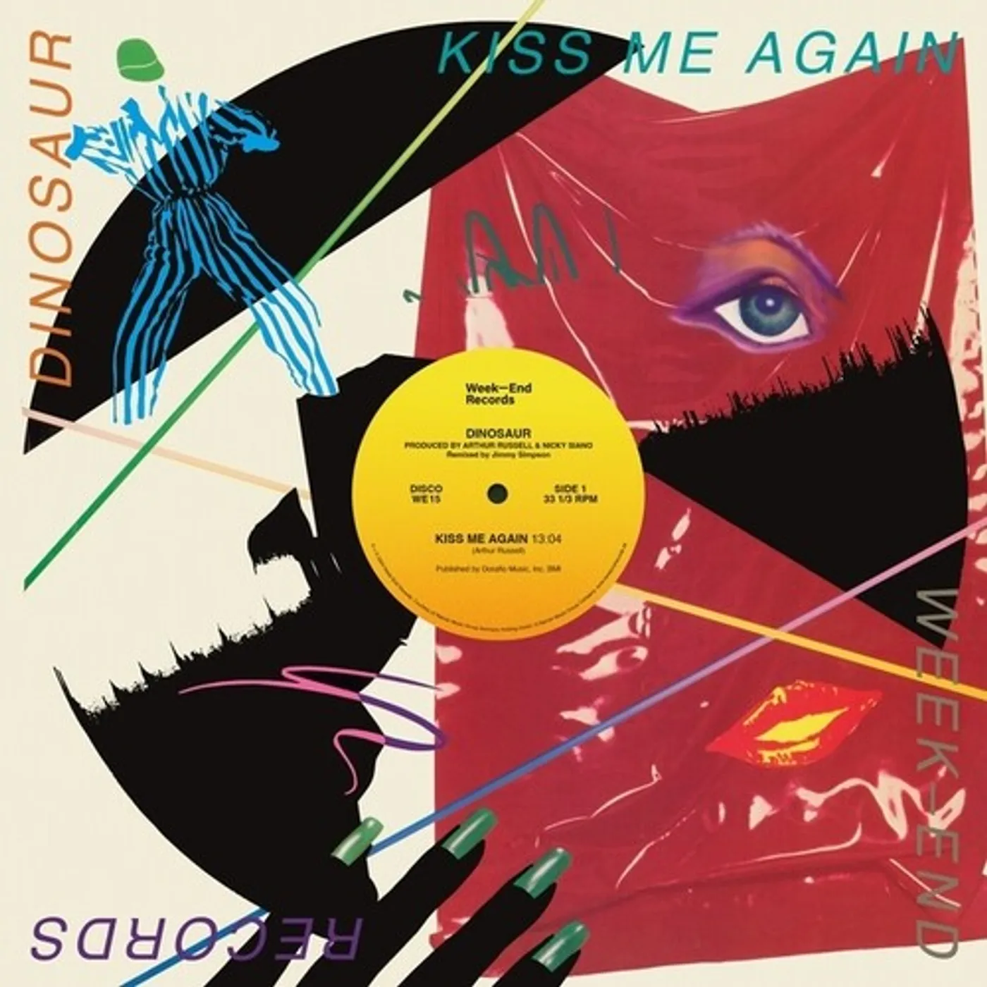 Dinosaur KISS ME AGAIN Vinyl Record