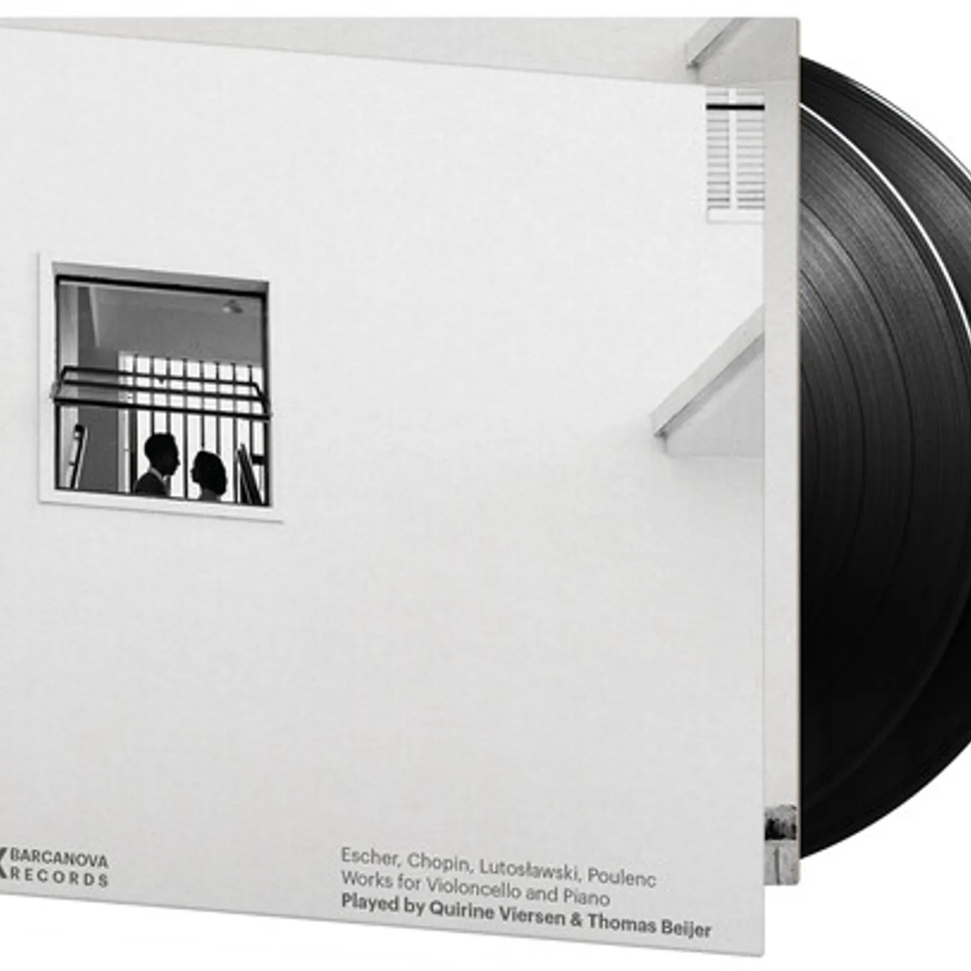 Quirine Viersen ESCHER CHOPIN LUTOSLAWSKI POULENC WORKS Vinyl Record