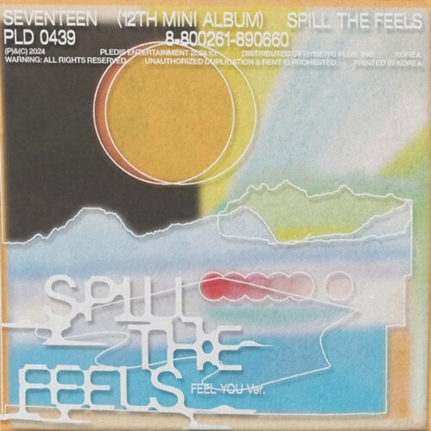 SEVENTEEN 12TH MINI ALBUM SPILL THE FEELS [FEEL YOU VER.] CD