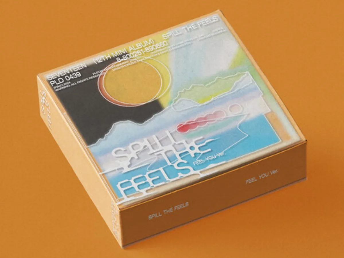 SEVENTEEN 12TH MINI ALBUM SPILL THE FEELS [FEEL BLUE VER.] CD