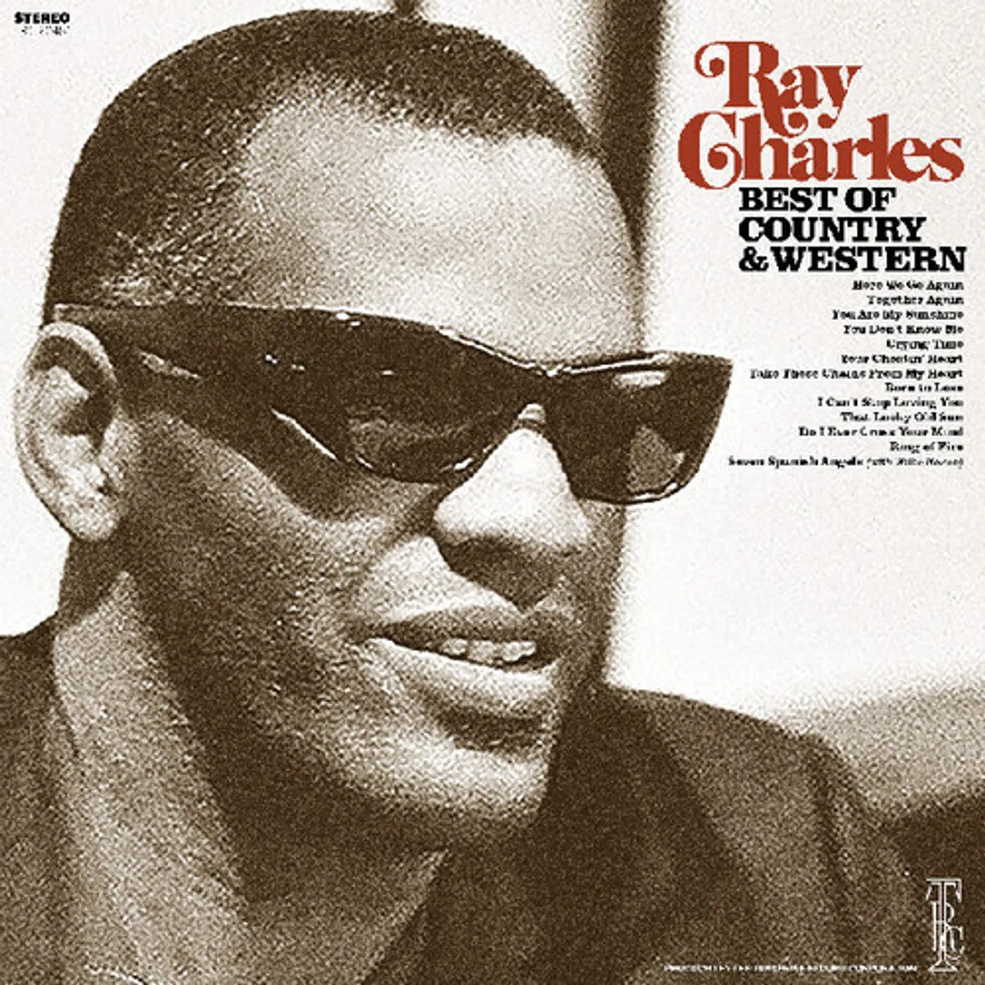 Ray Charles BEST OF COUNTRY & WESTERN Vinyl Record