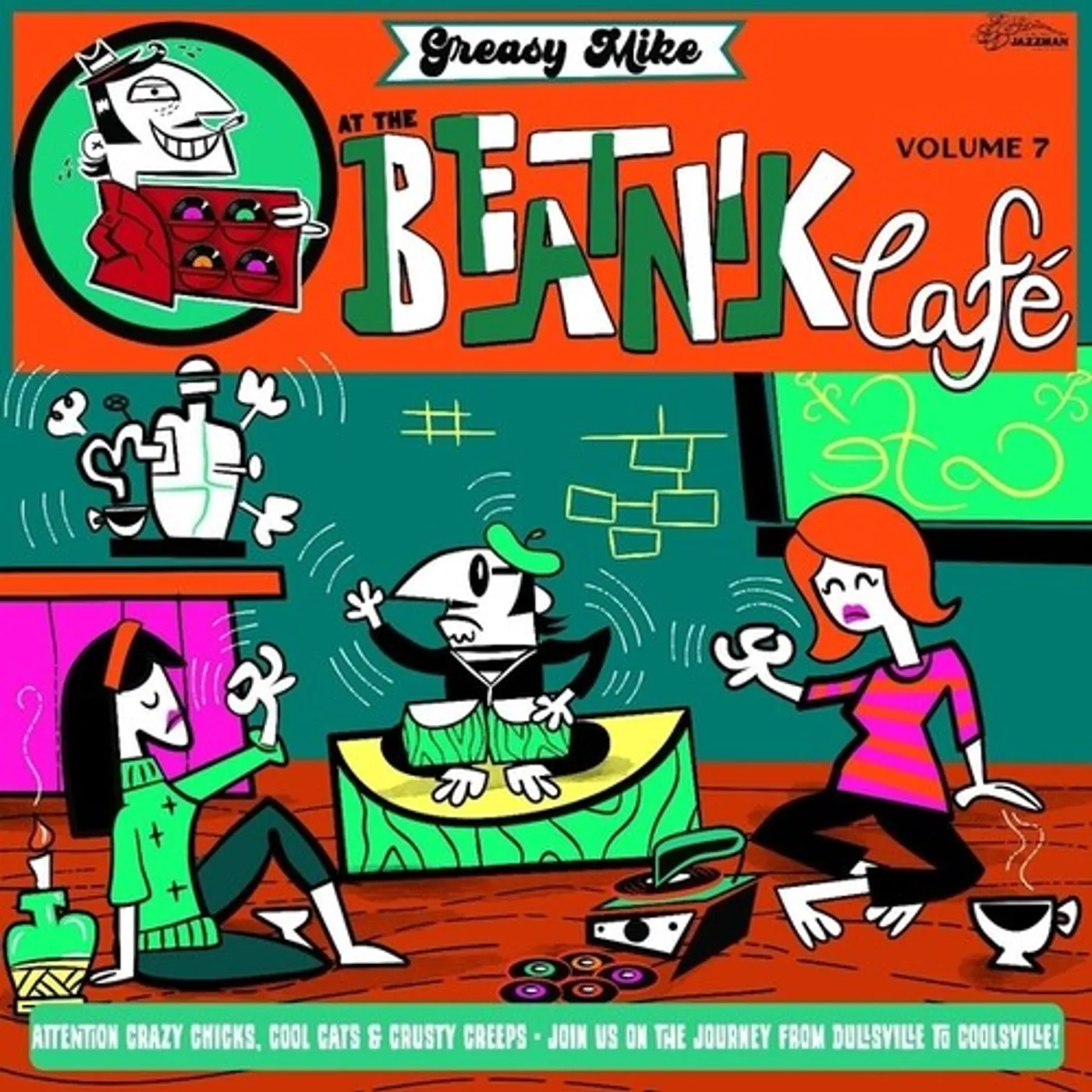 GREASY MIKE'S 7: AT THE BEATNIK CAFE / VAR Vinyl Record