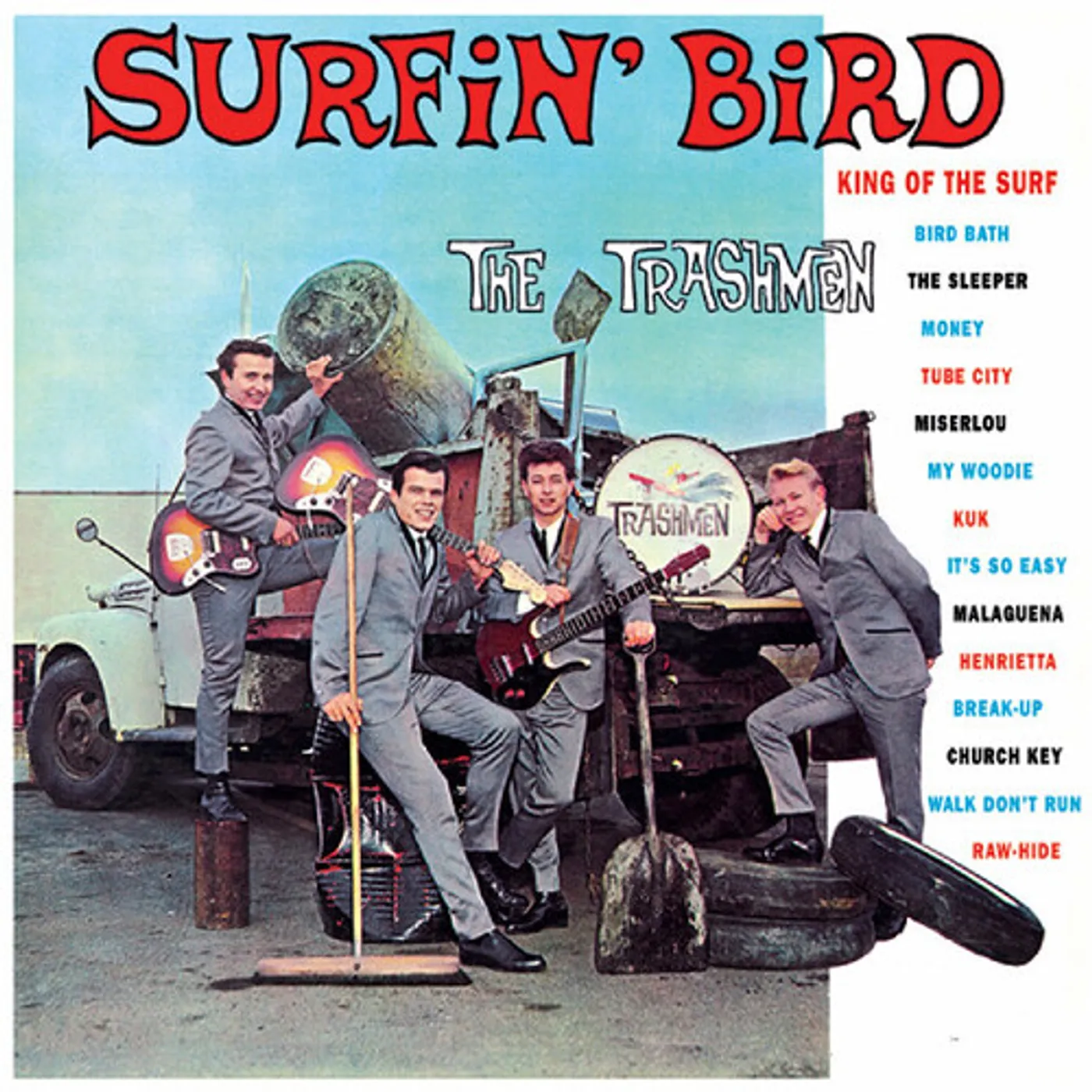 The Trashmen Surfin' Bird (Canary Yellow) Vinyl Record