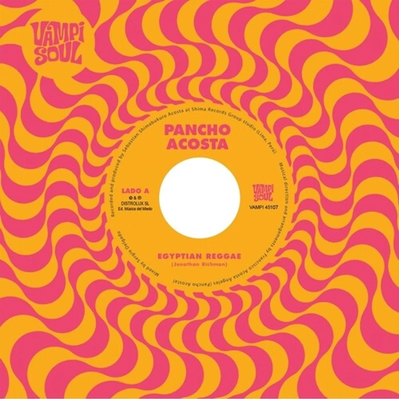 Pancho Acosta / Money Chicha EGYPTIAN REGGAE Vinyl Record