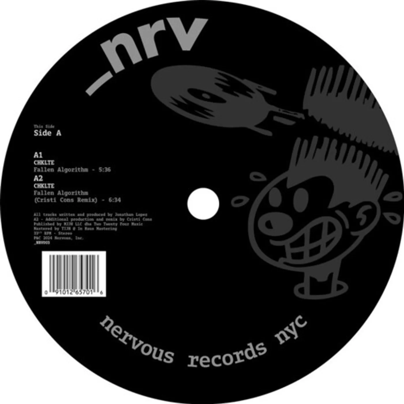 Chklte FALLEN ALGORITHM Vinyl Record