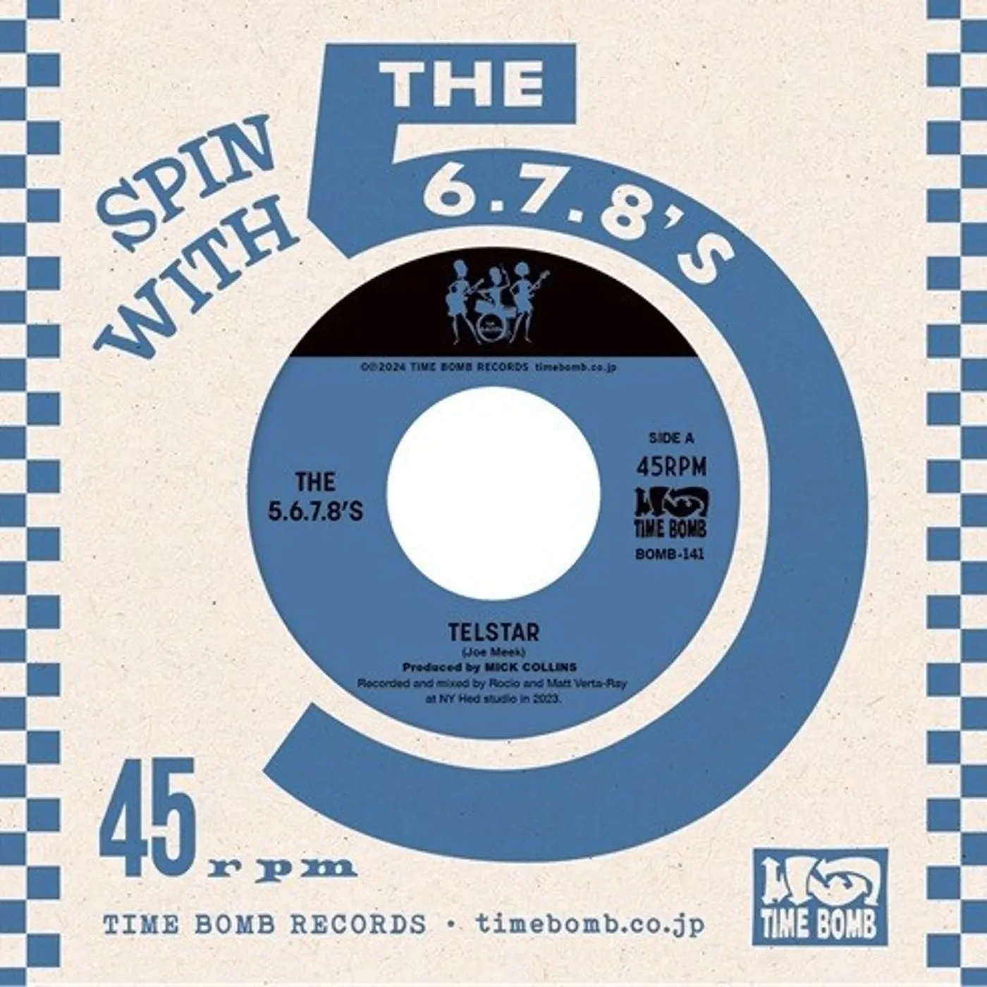 The 5.6.7.8's TELSTAR / RADIUM GIRLS Vinyl Record