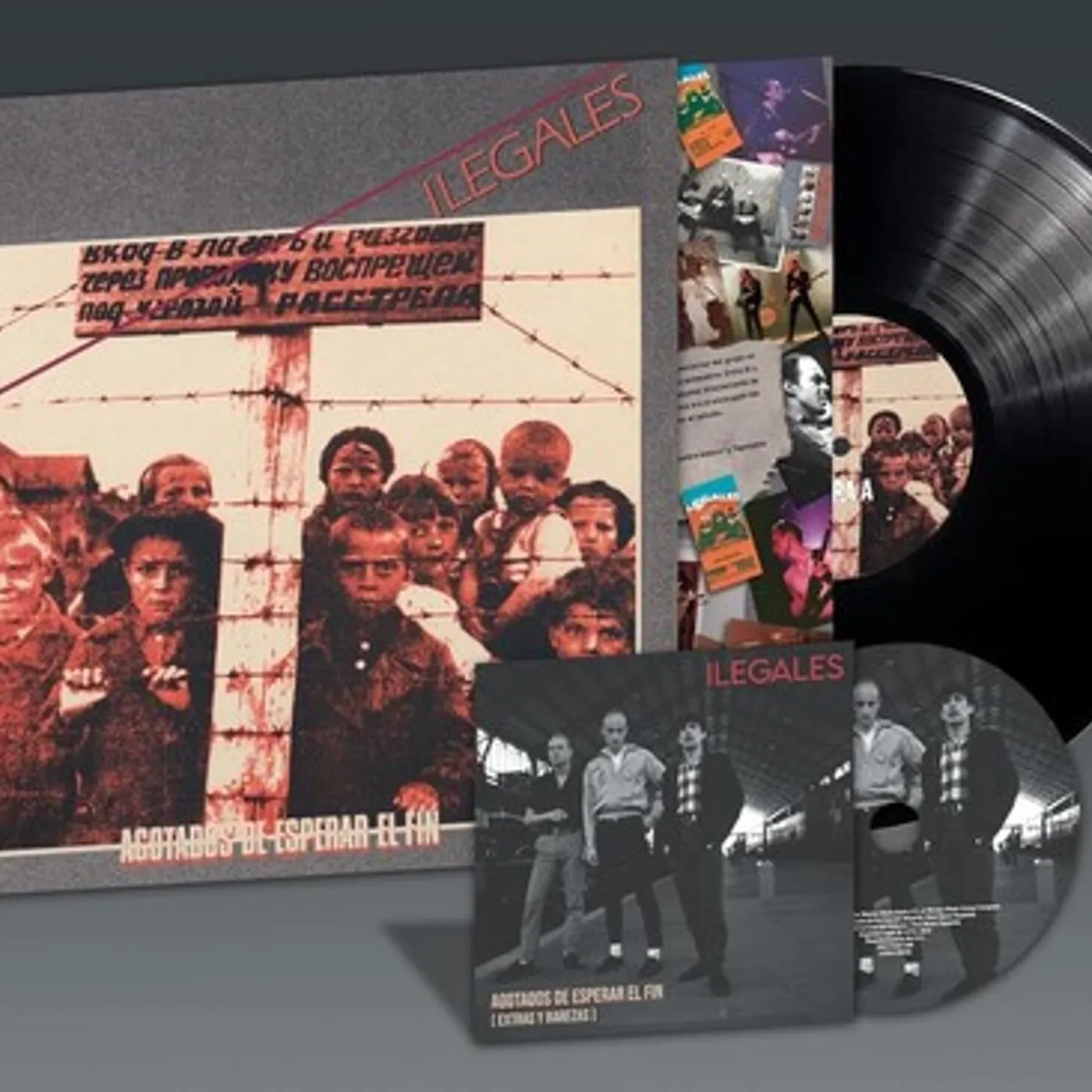 Ilegales AGOTADOS DE ESPERAR EL FIN Vinyl Record