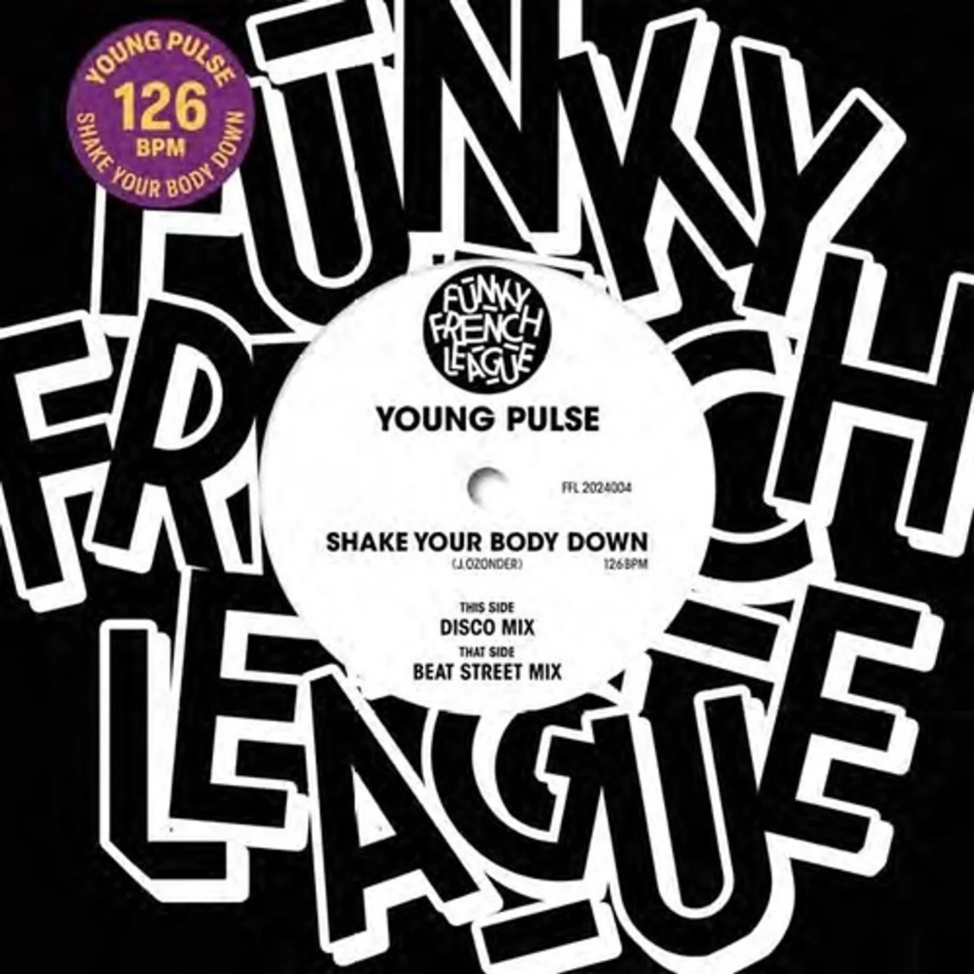 Young Pulse SHAKE YOUR BODY DOWN Vinyl Record
