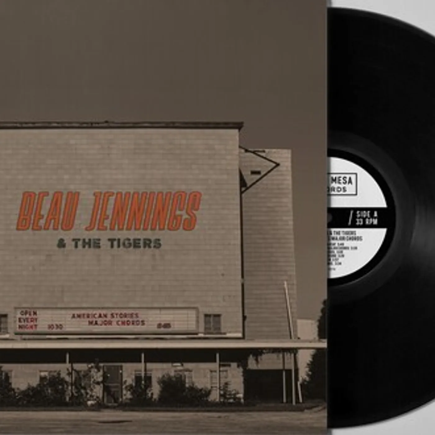 Beau Jennings & the Tigers AMERICAN STORIES MAJOR CHORDS Vinyl Record