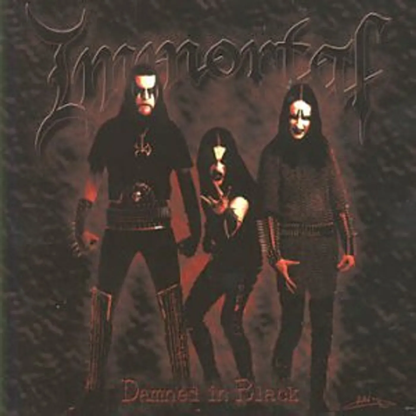 Immortal DAMNED IN BLACK CD