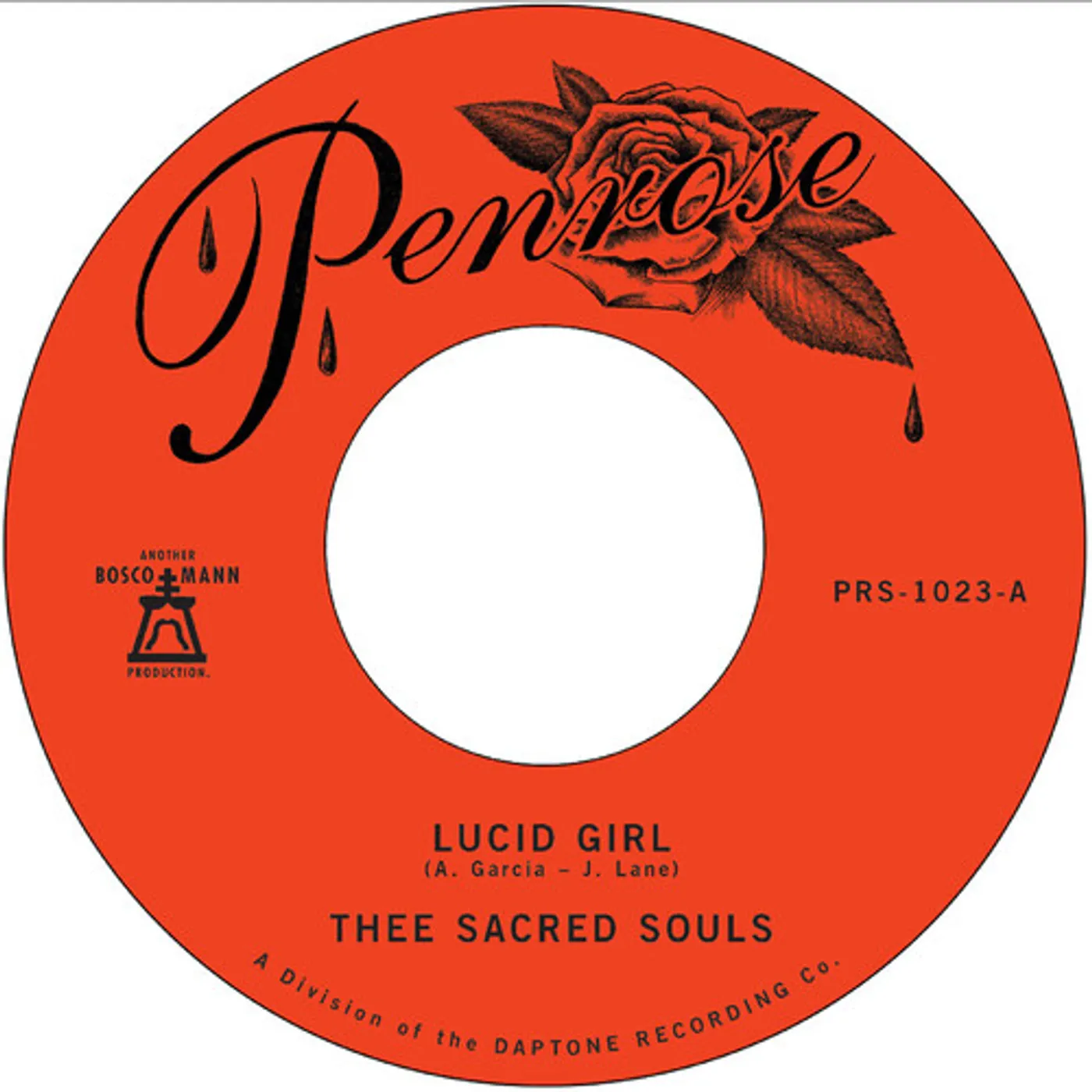 Thee Sacred Souls LUCID GIRL / LOSING SIDE OF LOVE Vinyl Record