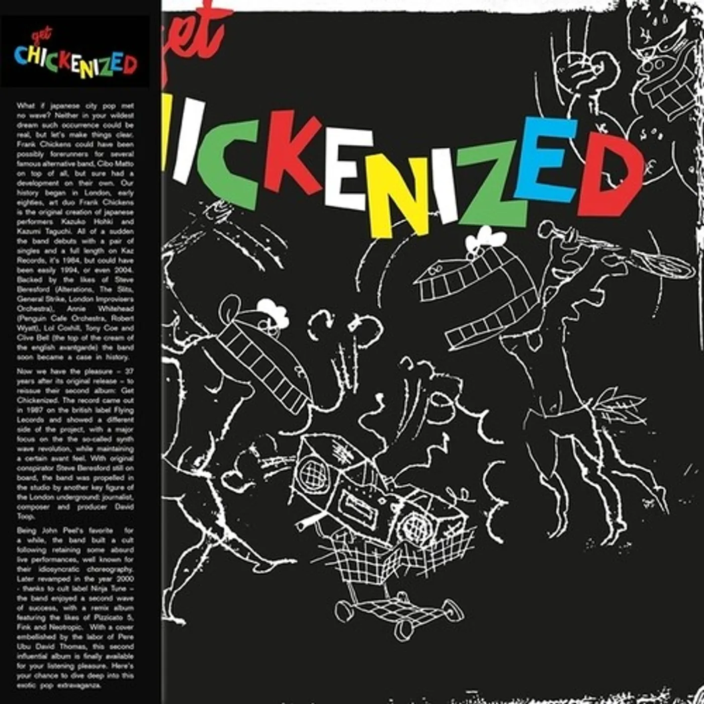 Frank Chickens GET CHICKENIZED Vinyl Record