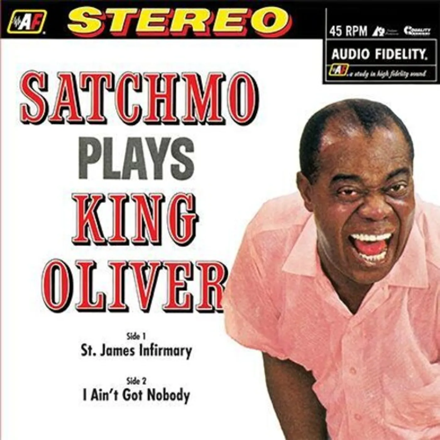 Louis Armstrong Satchmo Plays King Oliver Vinyl Record