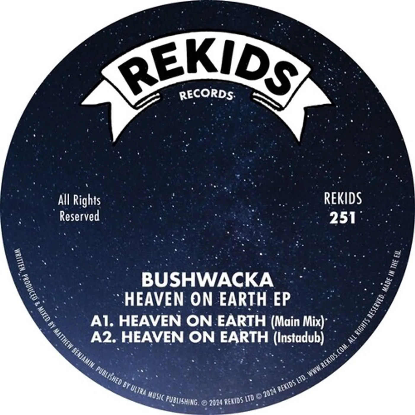 Bushwacka HEAVEN ON EARTH Vinyl Record