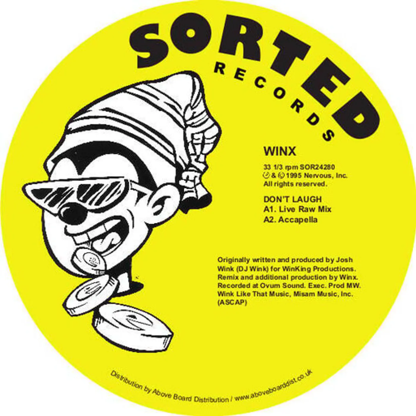 Winx DON'T LAUGH (RICHIE HAWTIN REMIX) Vinyl Record