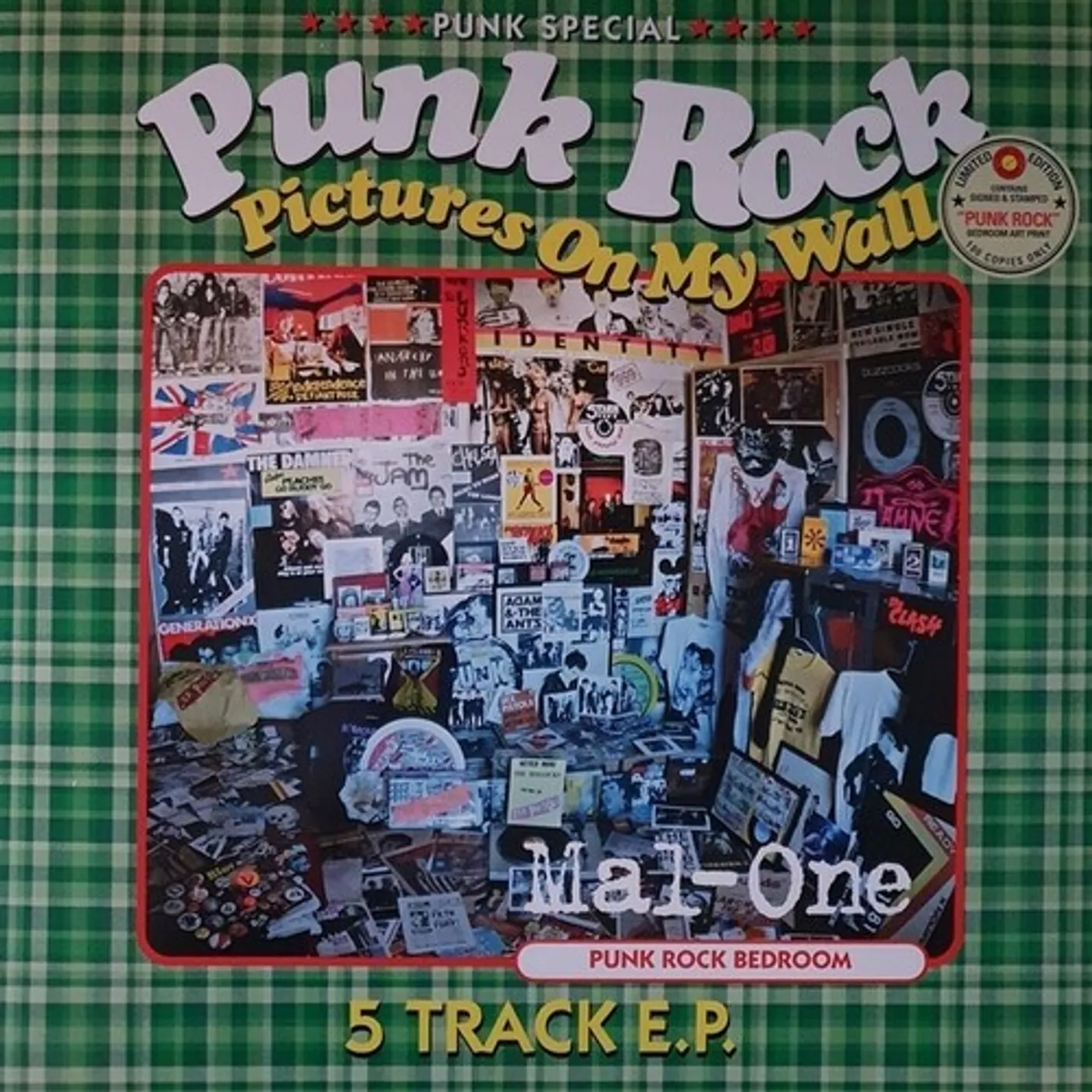 Mal-One PUNK ROCK PICTURES ON MY WALL Vinyl Record