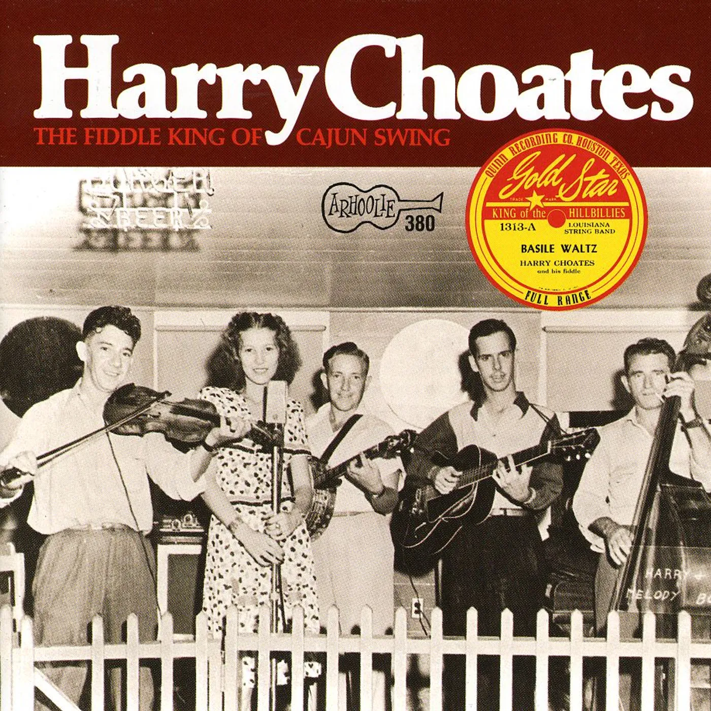 Harry Choates FIDDLE KING OF CAJUN SWING CD