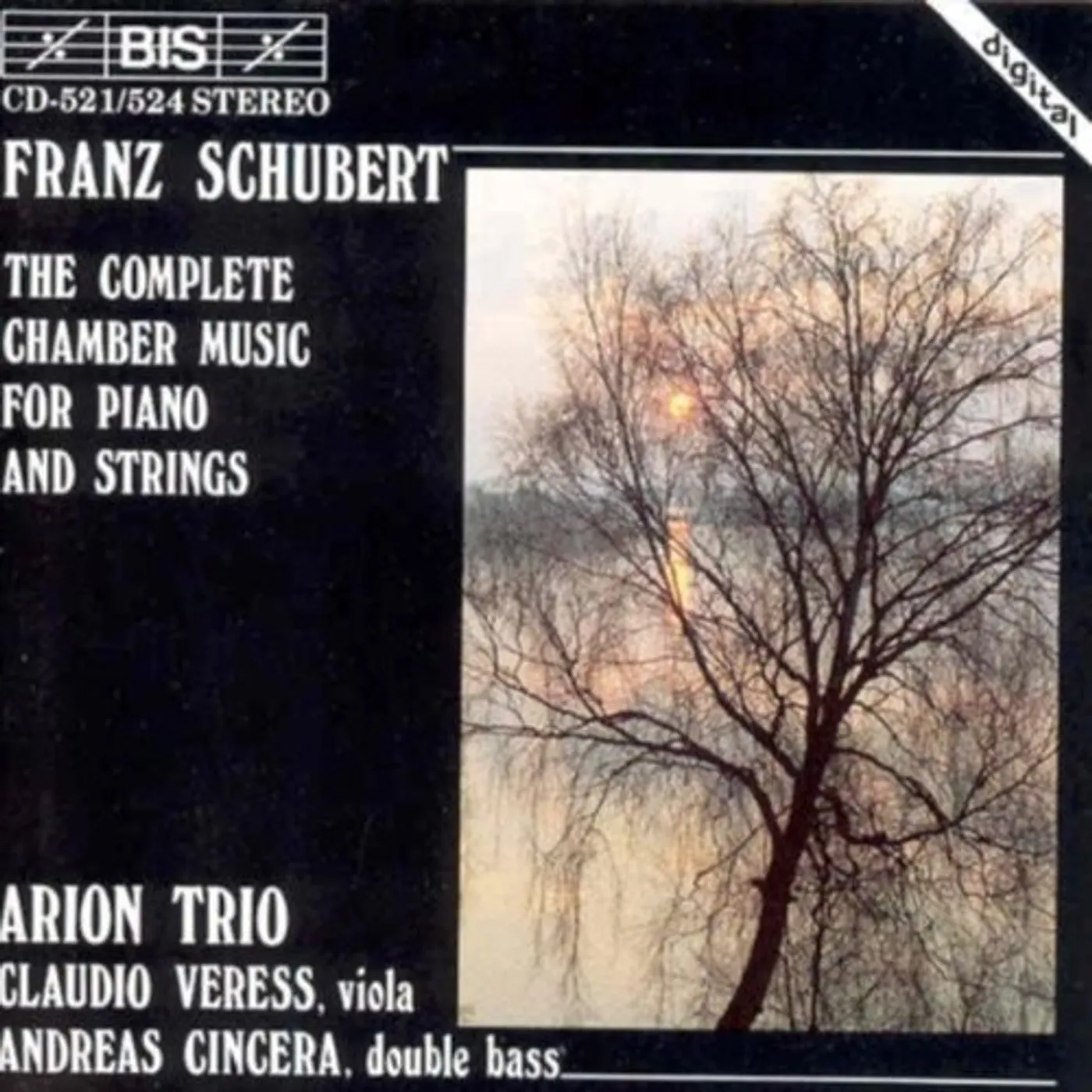 Schubert COMPLETE CHAMBER MUSIC FOR PIANO & STRINGS CD