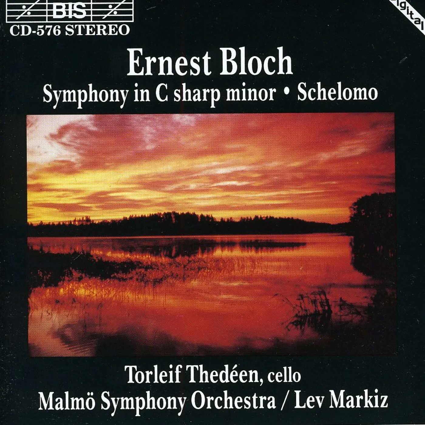 Ernest Bloch BLOCH: SYMPHONY IN C SHARP MIN CD