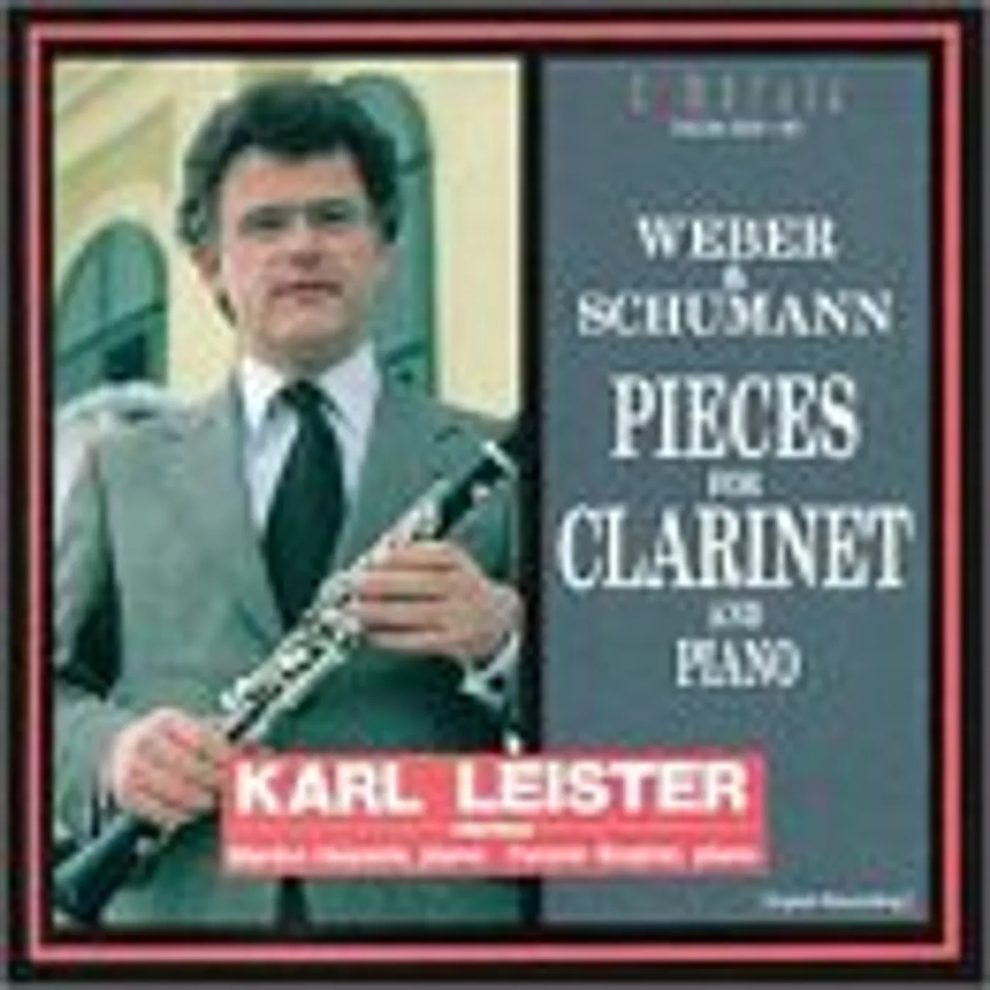 Karl Leister PLAYS CLARINET WORKS CD