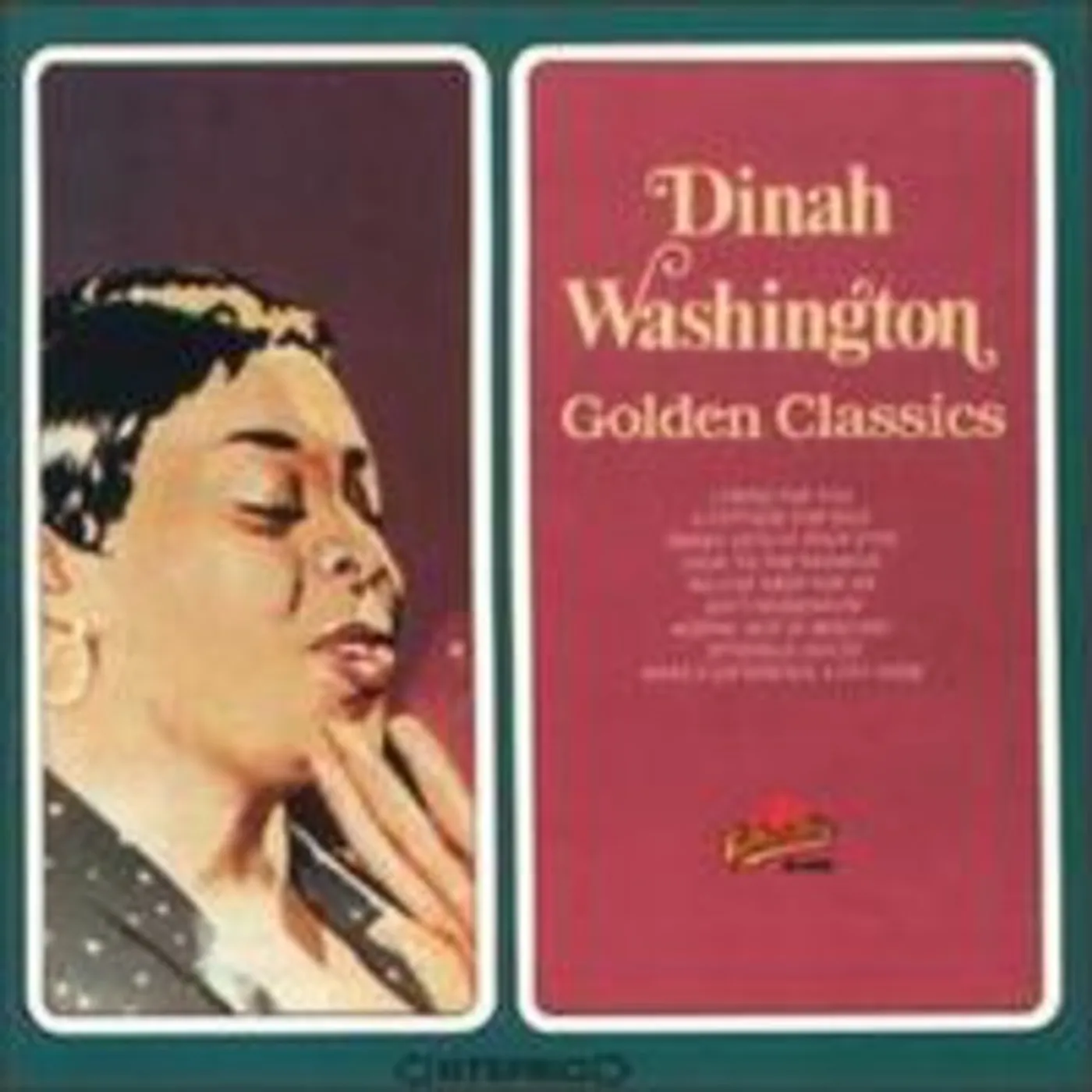 Dinah Washington GOLDEN CLASSICS CD