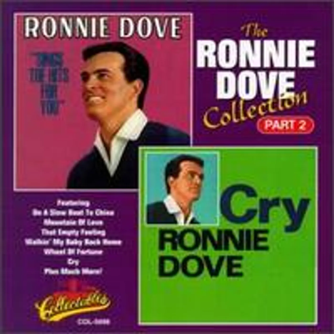 Ronnie Dove COLLECTION 2: SINGS HITS FOR YOU / CRY CD