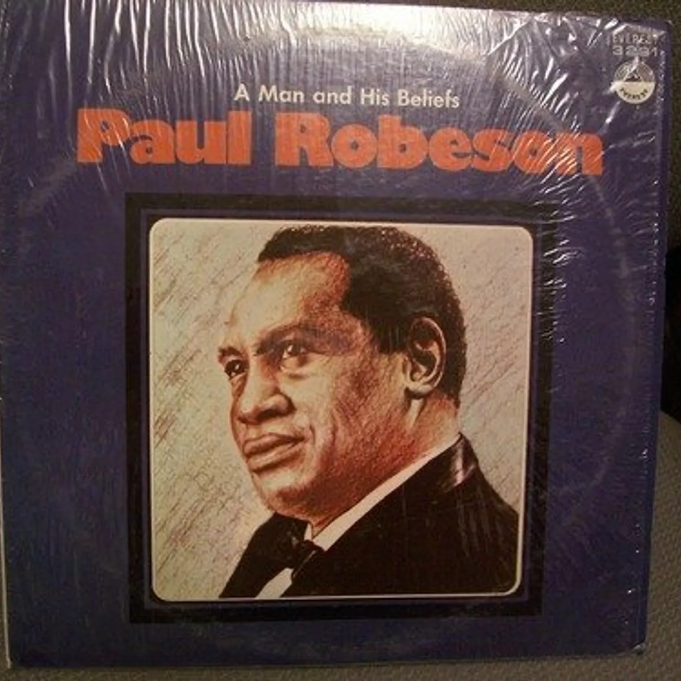 Paul Robeson MAN & HIS BELIEFS Vinyl Record