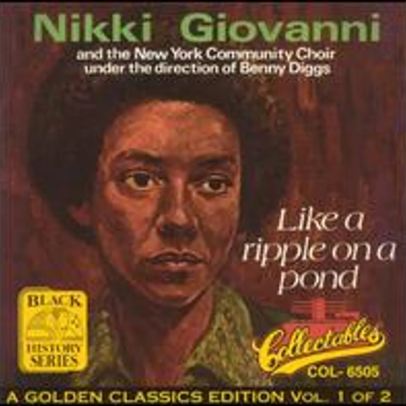 Nikki Giovanni LIKE A RIPPLE ON A POND 1 CD