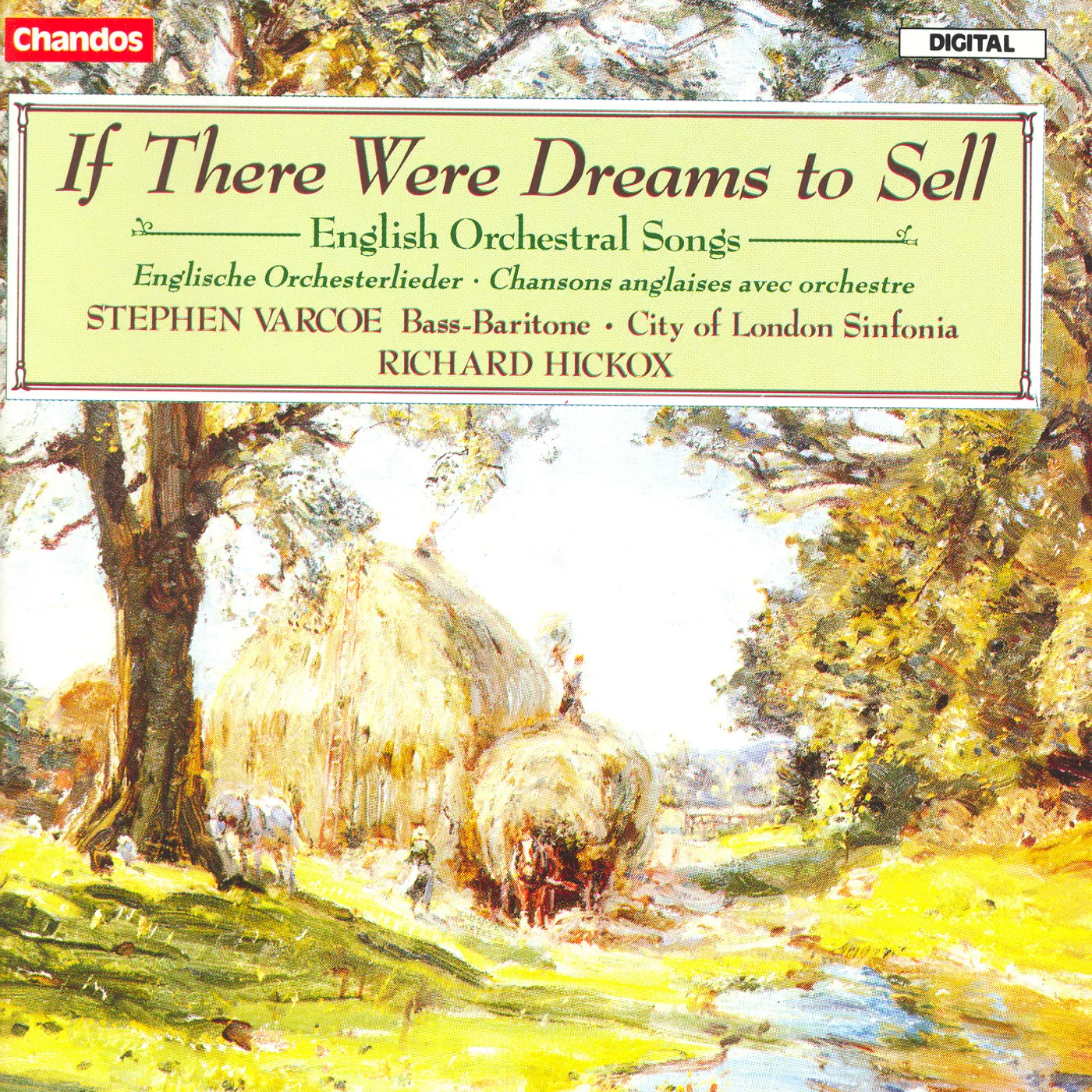 Stephen Varcoe IF THERE WERE DREAMS TO SELL CD