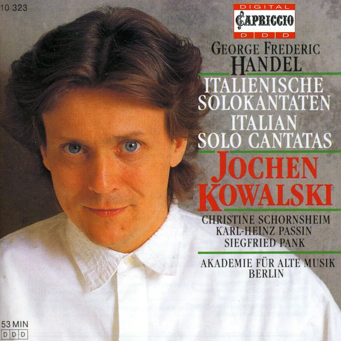 Jochen Kowalski ITALIAN SOLO CANTATAS CD