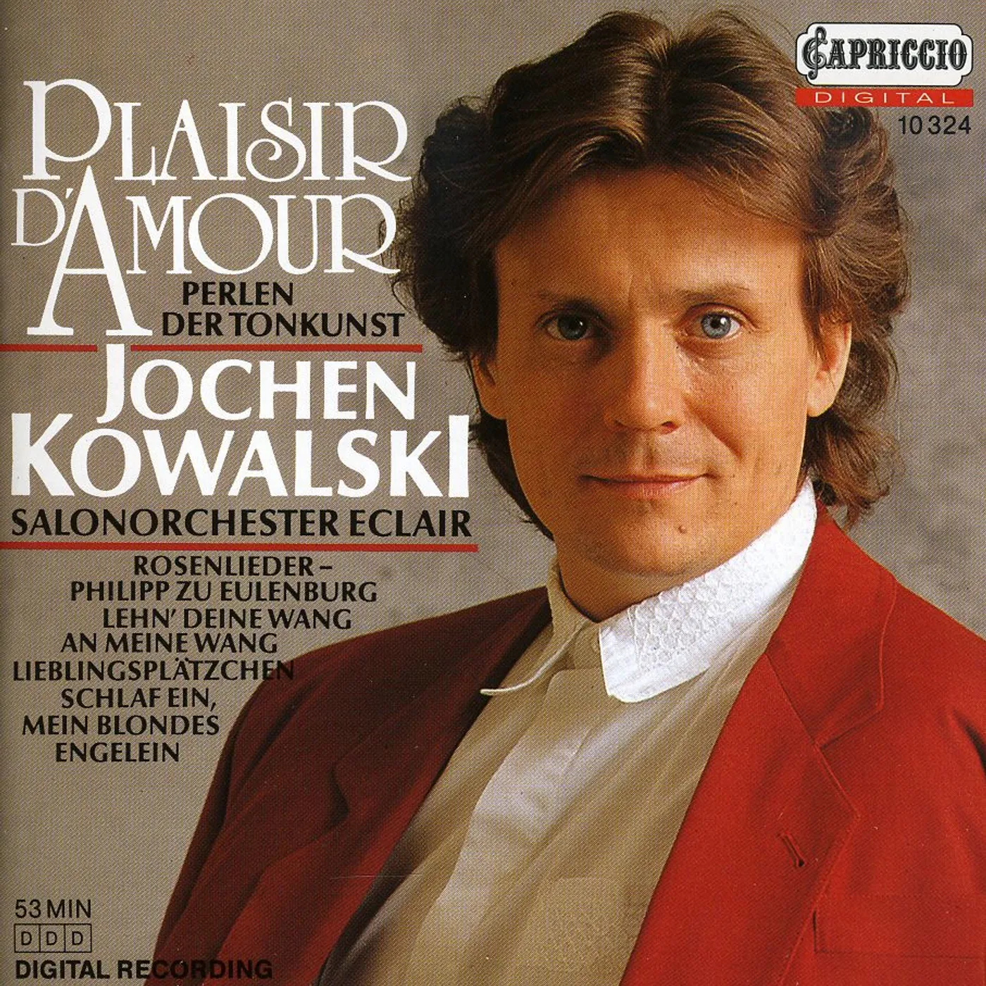 Jochen Kowalski PLAISIR D'AMOUR CD