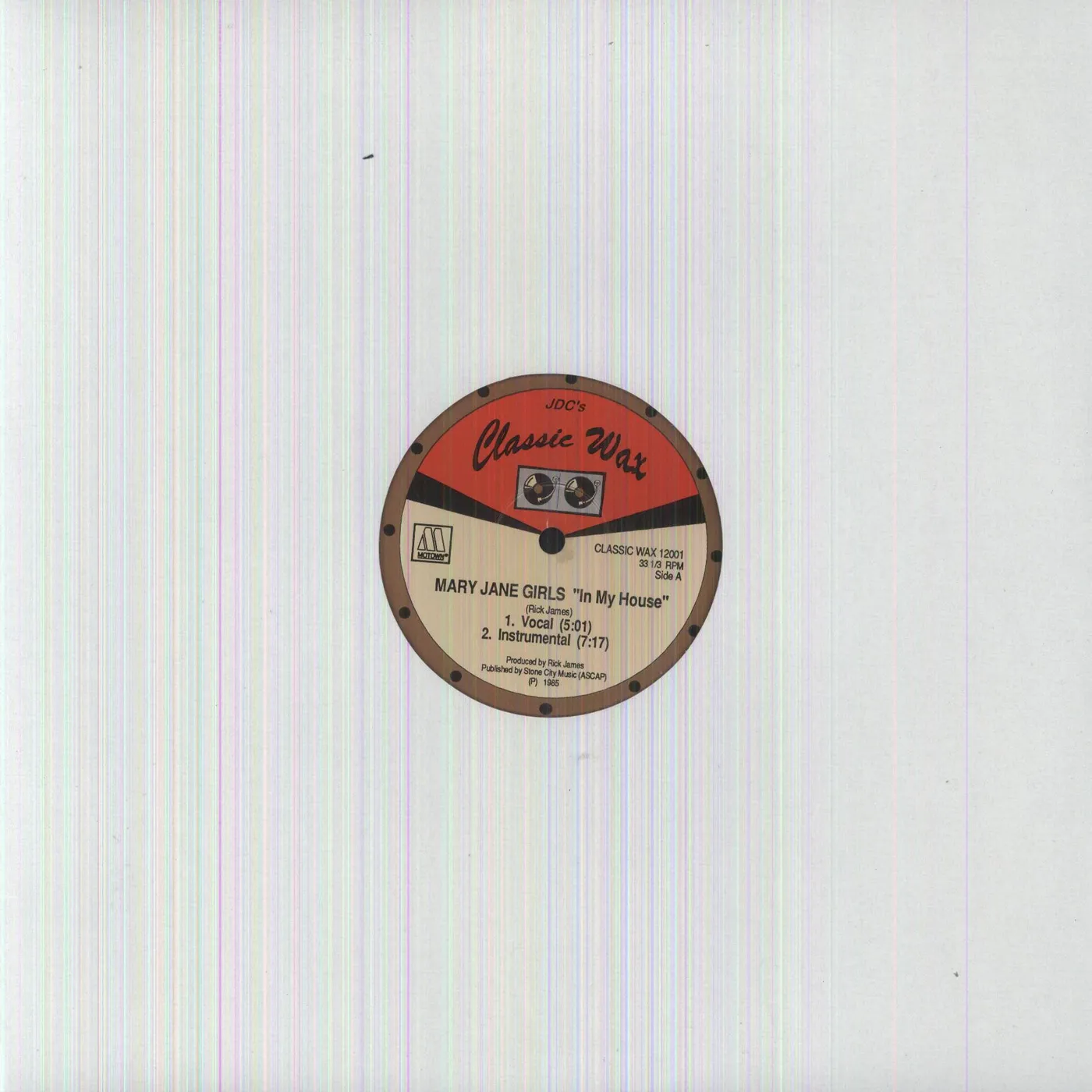 Rick Mary Jane Girls / James IN MY HOUSE / SUPERFREAK / CANDYMAN Vinyl Record