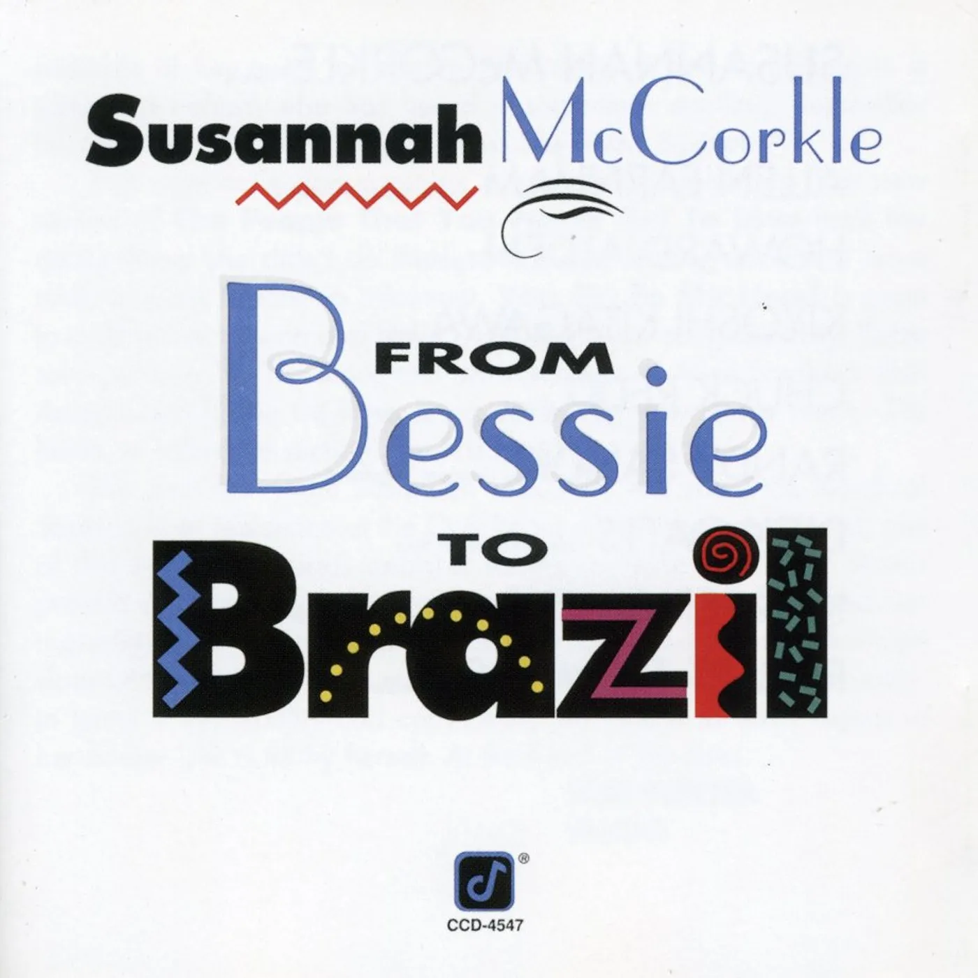 Susannah McCorkle FROM BESSIE TO BRAZIL CD