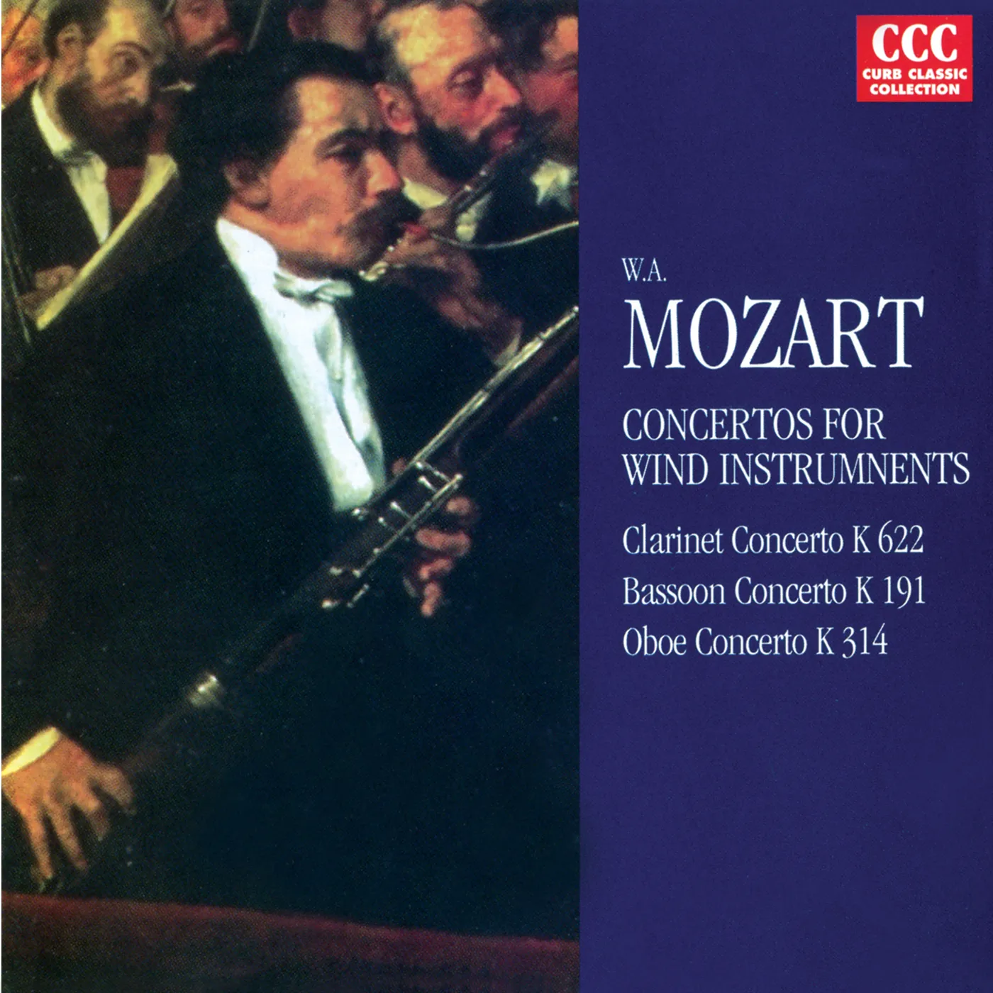 Wolfgang Amadeus Mozart CONCERTI FOR WIND INSTRUMENTS CD