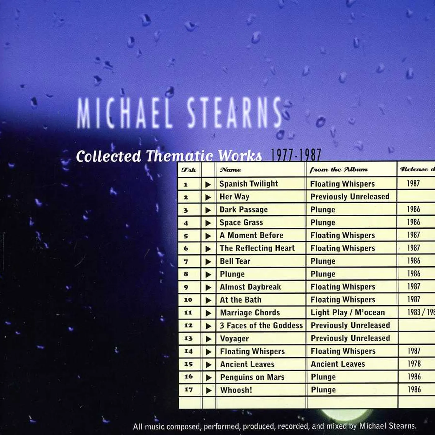 Michael Stearns THEMATIC: COLLECTED WORKS CD