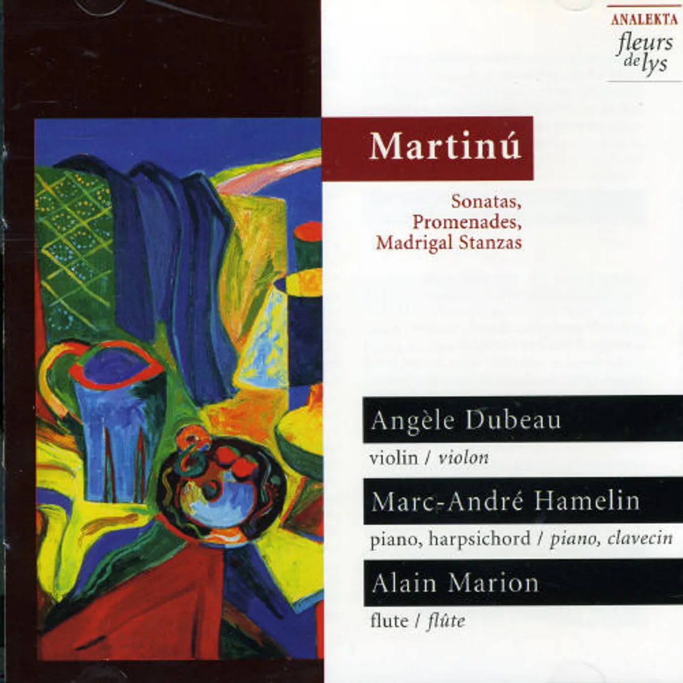 Martinu / Dubeau / Hamelin Promenades CD