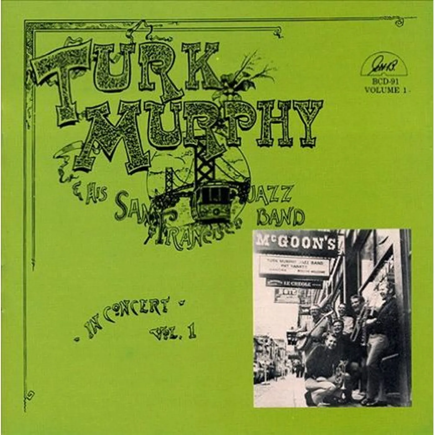 Turk Murphy VOLUME 1 CD