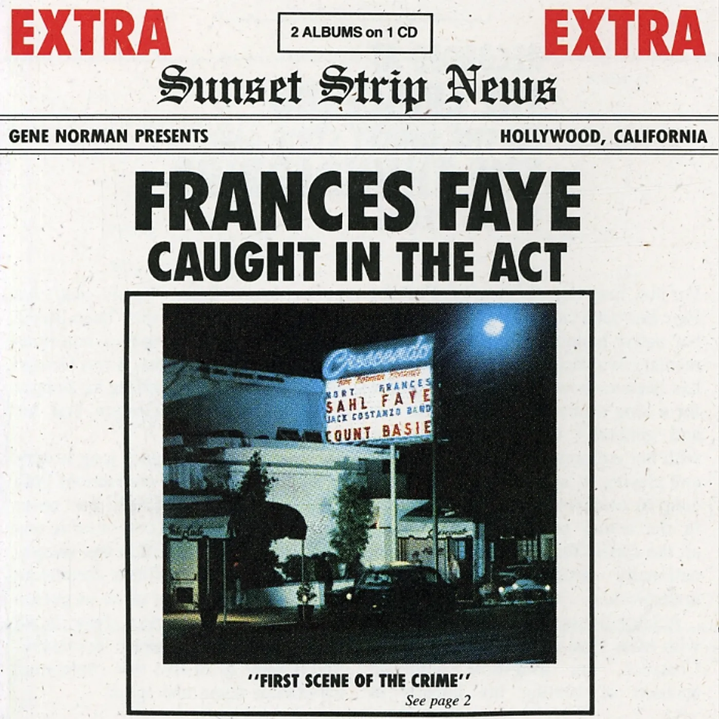 Frances Faye CAUGHT IN THE ACT CD