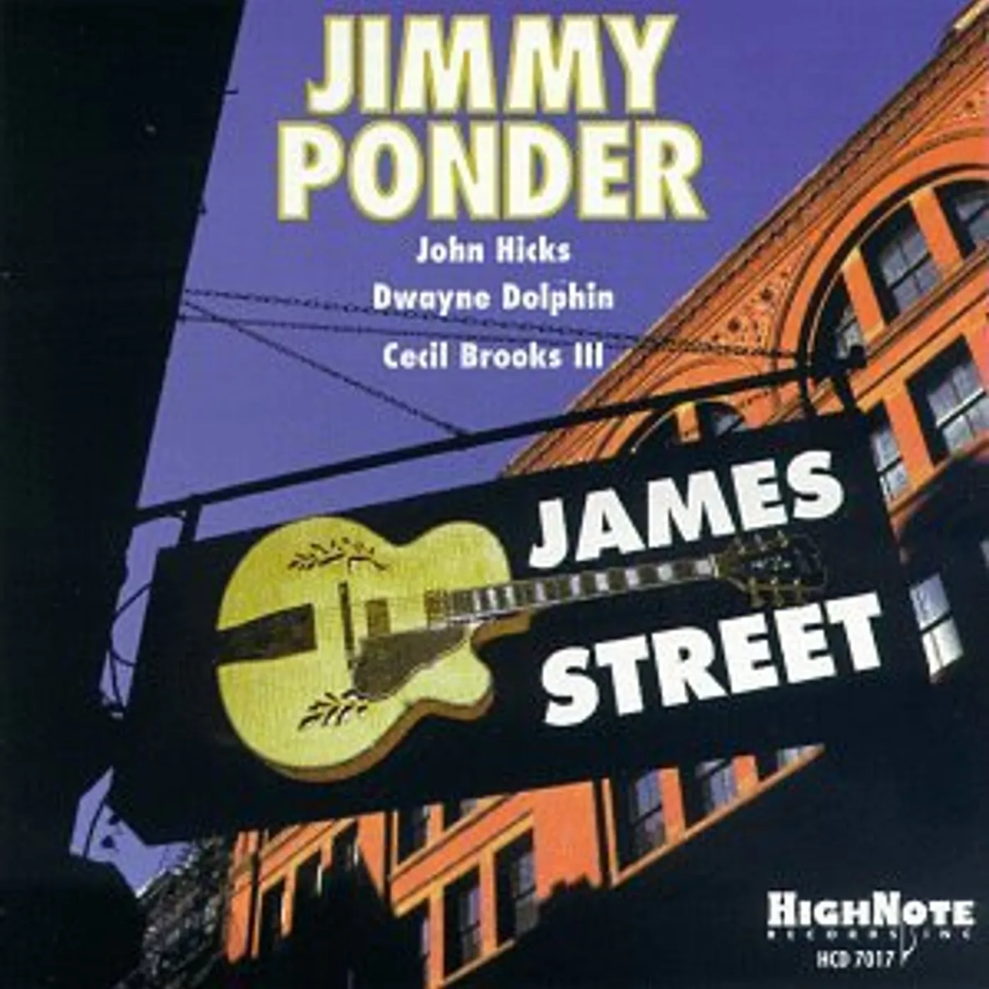 Jimmy Ponder JAMES STREET CD