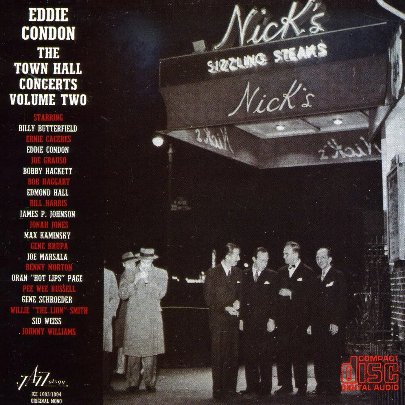 Eddie Condon TOWN HALL CONCERTS 2 CD