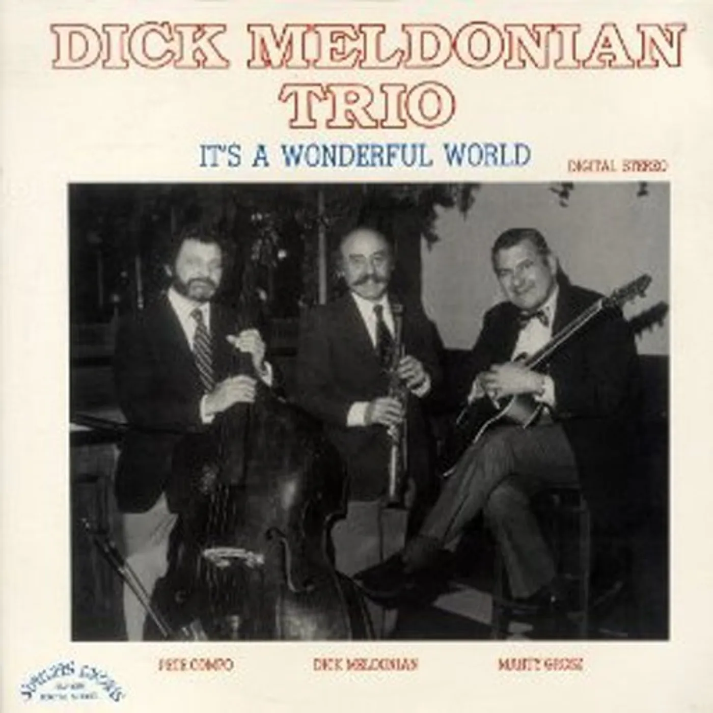 Dick Meldonian IT'S A WONDERFUL WORLD CD