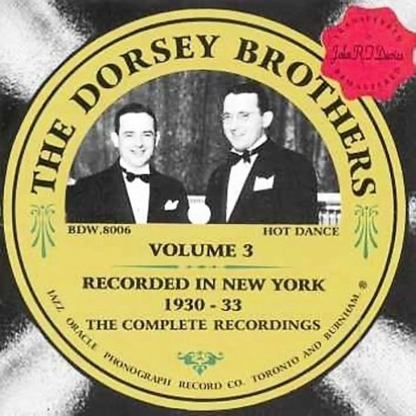 The Dorsey Brothers VOLUME 3 CD