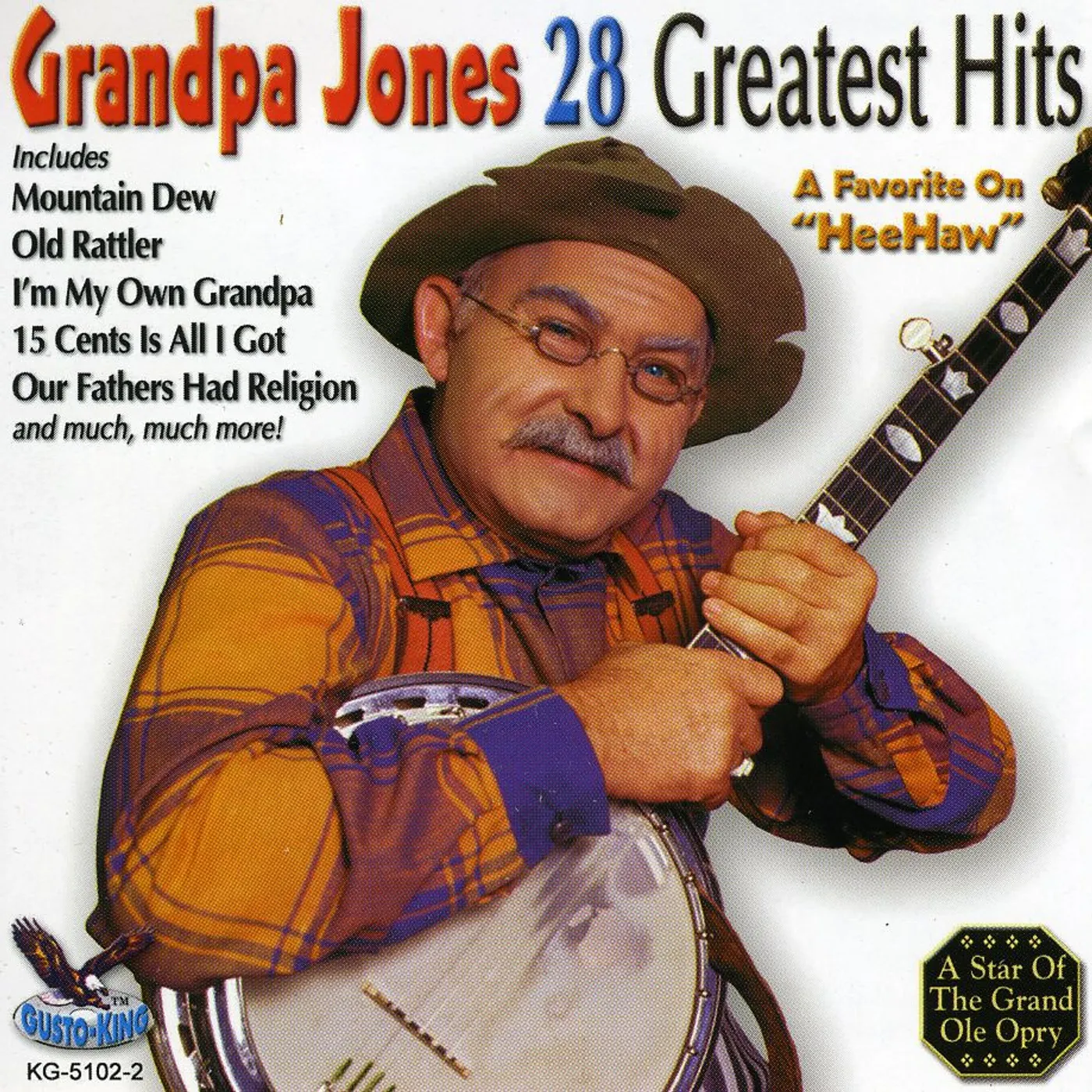 Grandpa Jones 28 GREATEST HITS CD
