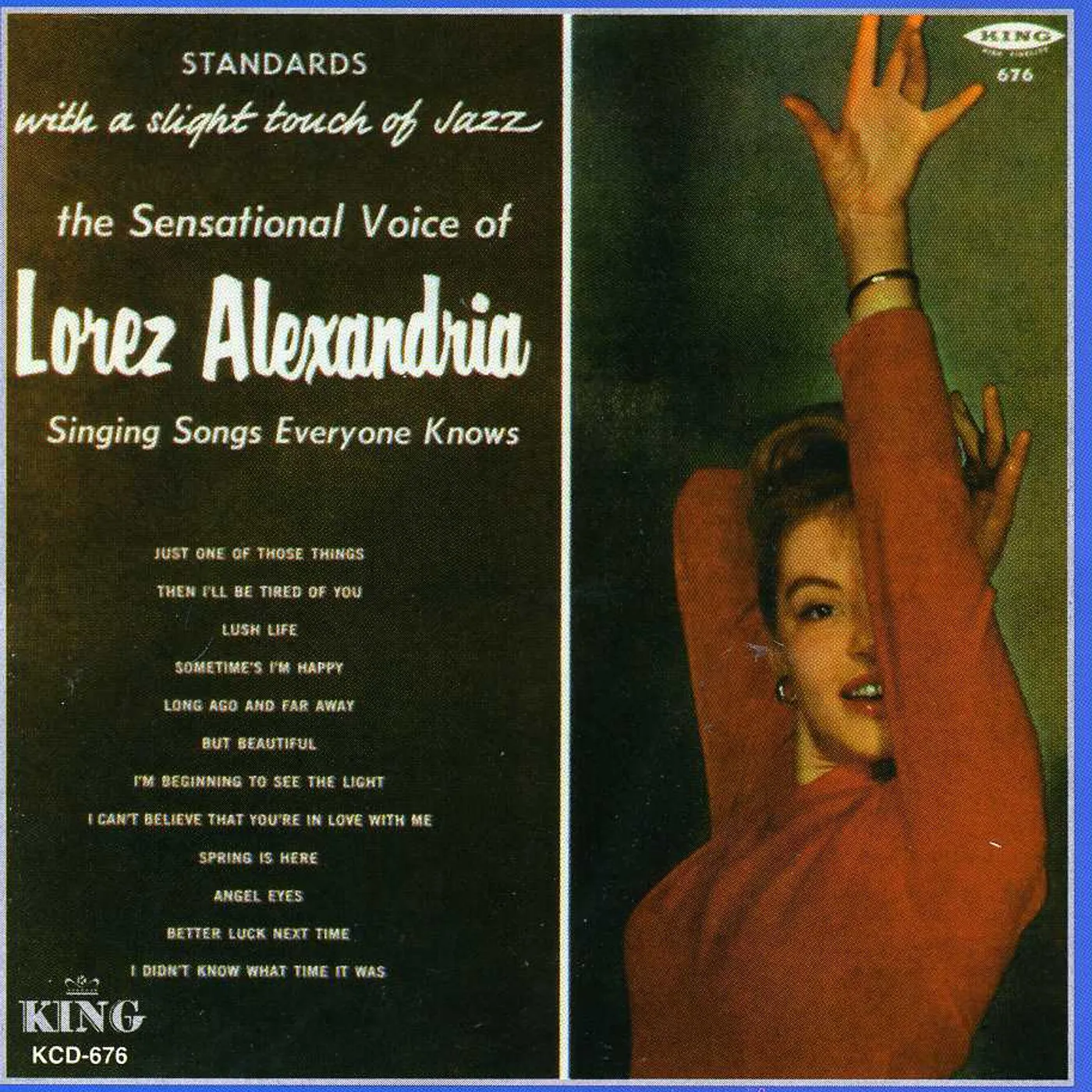 Lorez Alexandria SINGING SONGS EVERYONE KNOWS CD